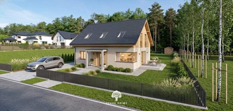 Dom z poddaszem — 1,5 kondygnacji