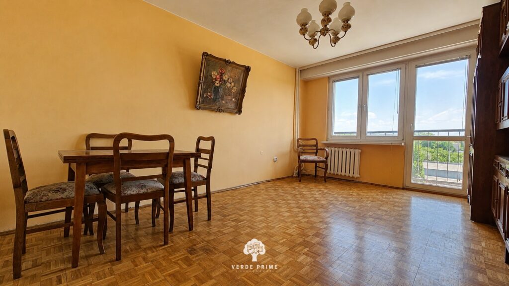 3-pokojowe rozkładowe mieszkanie 54,66 m2 do remontu z balkonem – Łódź, Polesie